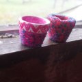 Ove vaze,male vaze smo napravile moja sestra i ja u Nemačkoj uz pomoć materijala iz prodavnice HomeMade